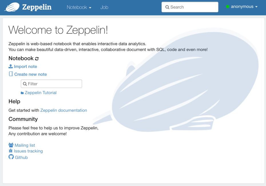 Zeppelin 2025 notebook aws